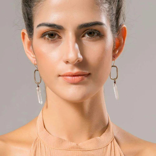 Amplify Crystal Quartz Earrings