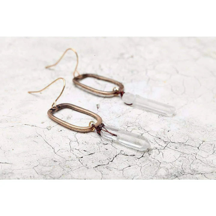 Amplify Crystal Quartz Earrings