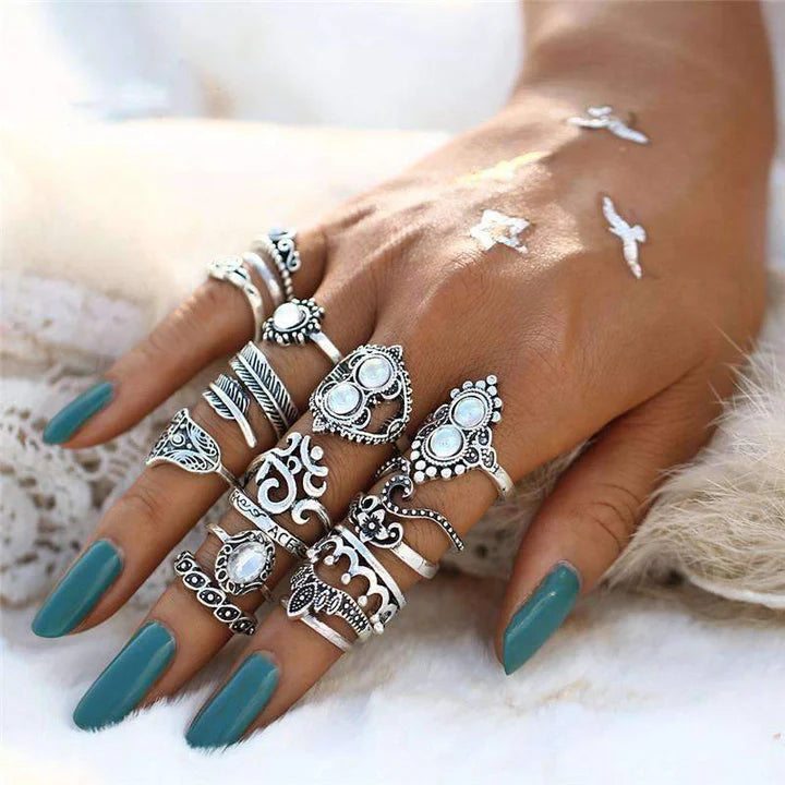 Blessed Heart Ring Set