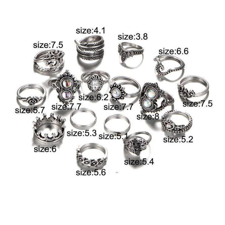 Blessed Heart Ring Set