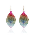 Chakras Activated Leaf Earrings