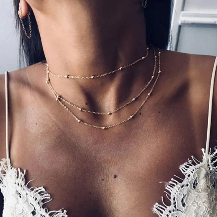 Cosmos Layered Necklace
