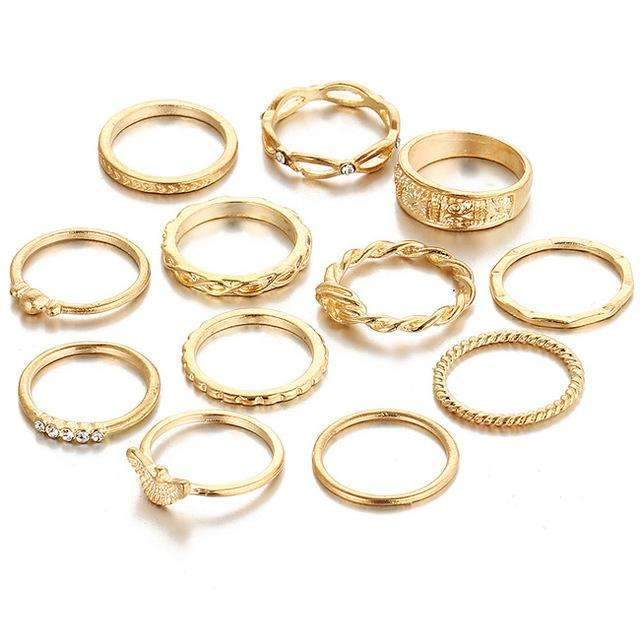 Enchanting Solstice Ring Set