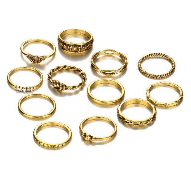 Enchanting Solstice Ring Set