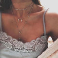 Luna Multi Layer Lariat Necklace