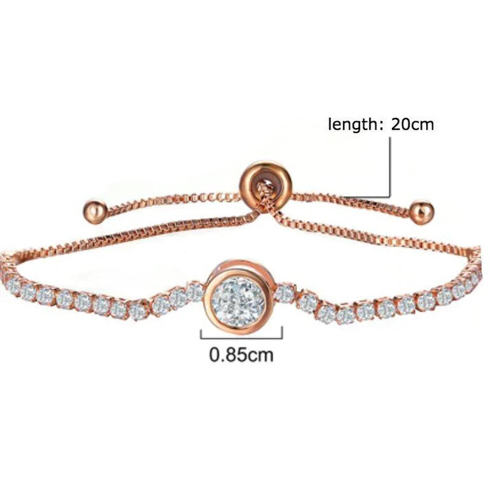 Midnight Sparkle Crystal Bracelet