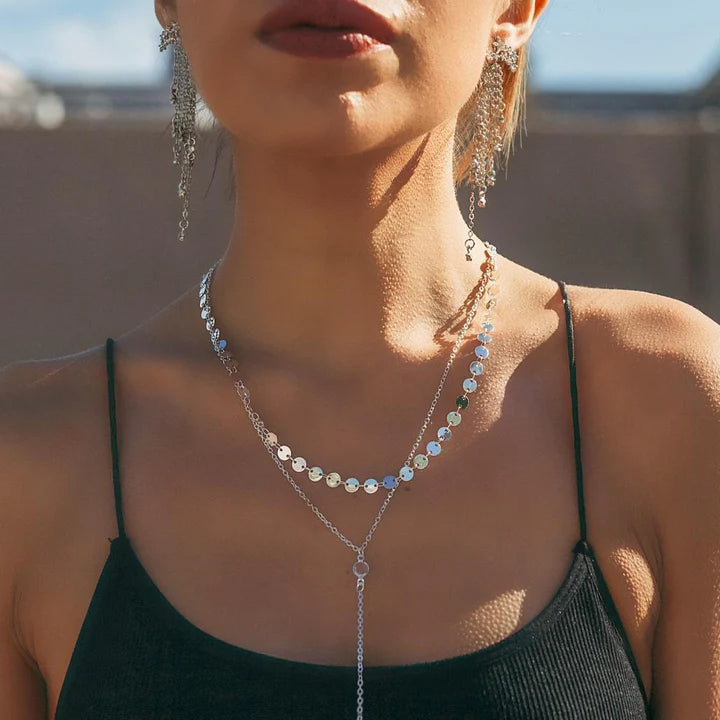 Moonlight Lariat Necklace