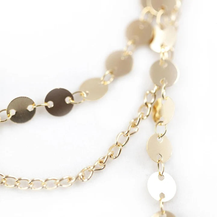 Solar Goddess Lariat Necklace