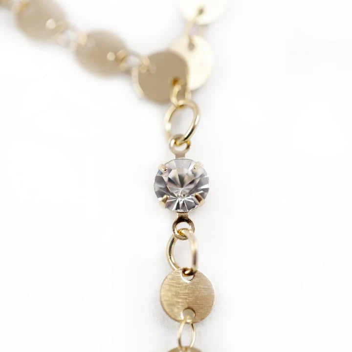 Solar Goddess Lariat Necklace