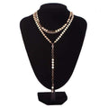 Solar Goddess Lariat Necklace