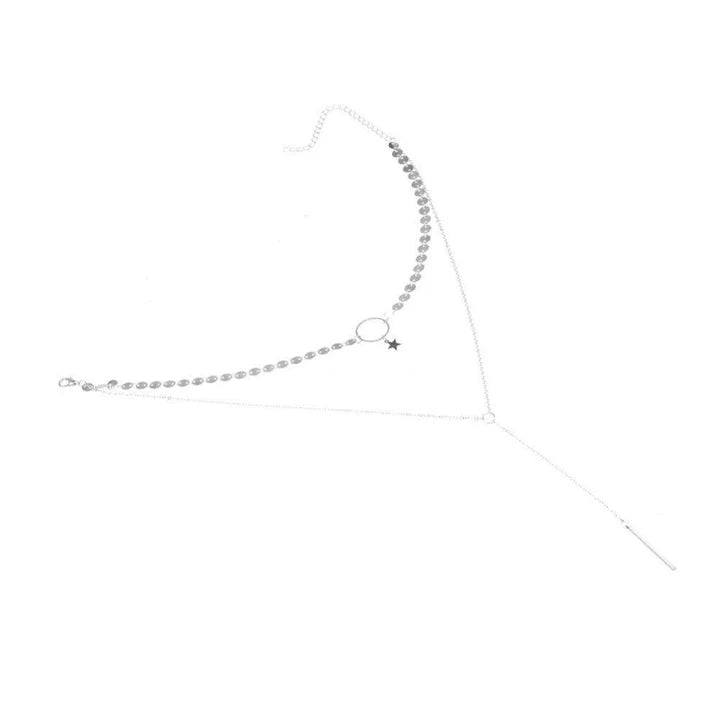 Star Goddess Duo Layering Choker Necklace
