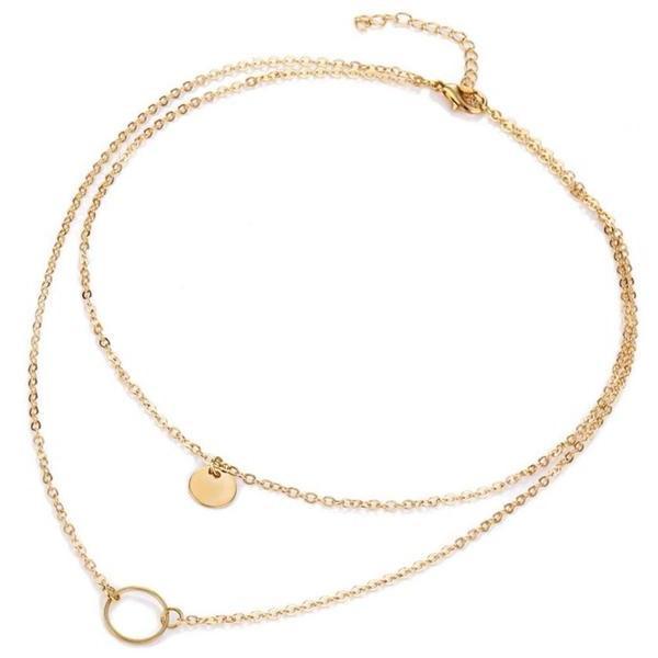 Twin Flame Layered Necklace